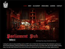 Tablet Screenshot of parliamentpubomaha.com
